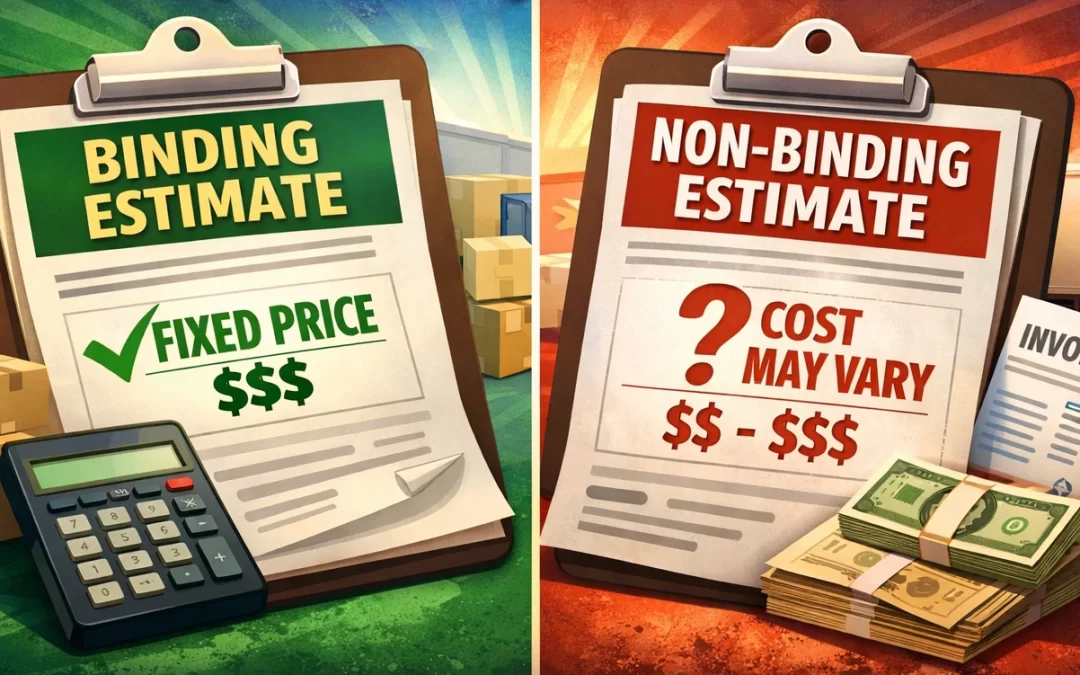 How Moving Quotes Work: Binding vs Non-Binding Estimates Explained