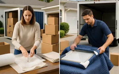 Self-Pack Moving Containers vs. Full-Service Packing for Fragile Items: Which Option Is Safer?