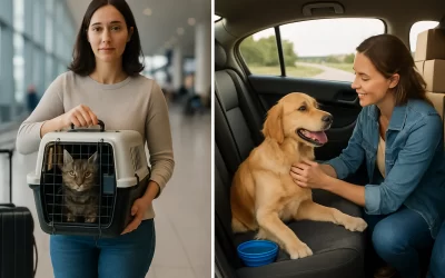 Flying vs. Road Tripping With Pets During a Long-Distance Move: Which Option Is Safer and Better?