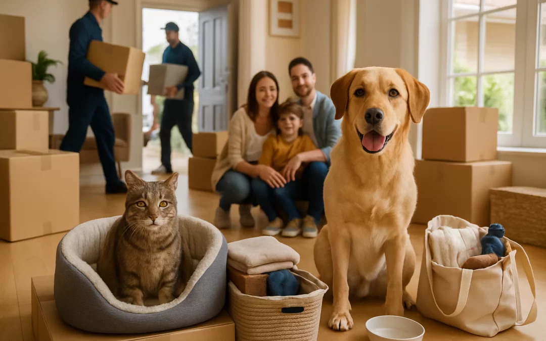 Moving With Pets: A Complete Guide to Keeping Dogs, Cats & Other Pets Safe and Calm